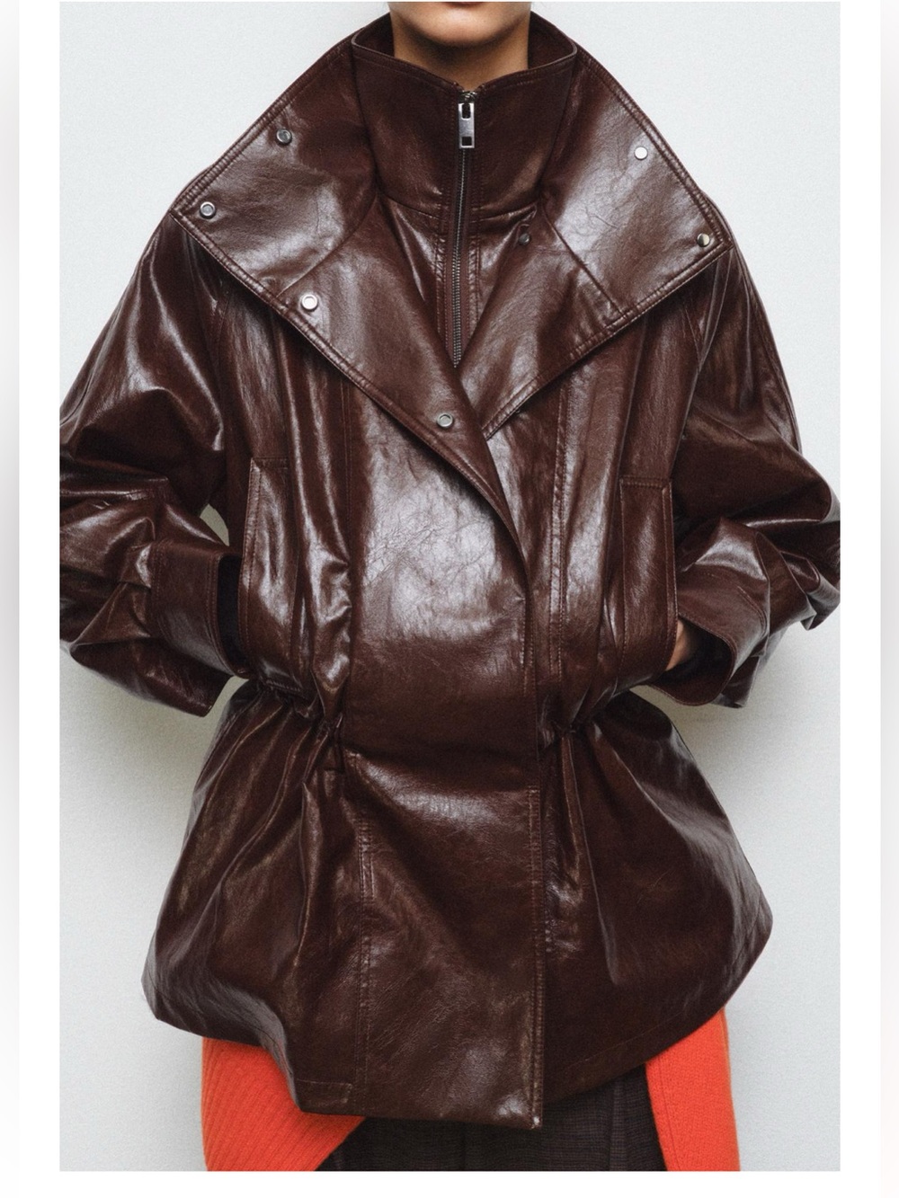 ZARA FAUX LEATHER JACKET
